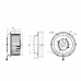 Вентилятор центробежный DYF4E-280-QW2a Boyoung Вентилятор центробежный DYF4E-280-QW2a Boyoung