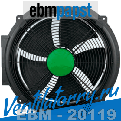 W4E 350-WN02-30 - AC fans, 350 mm (Series W4E 350), Вентиляторы осевые, аксиальные ebmpapst, эбм папст EBM, (W4E350WN0230)