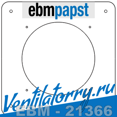 18901-2-4037 - Wall rings, For axial fans, Аксессуары ebmpapst, эбм папст EBM 18901-2-4037 - Wall rings, For axial fans, Аксессуары ebmpapst, эбм папст EBM