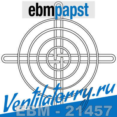 09526-2-4039 - Guard grille, With single inlet, Аксессуары ebmpapst, эбм папст EBM