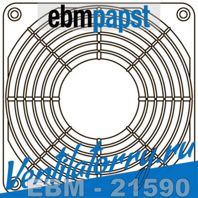 Fan size 80 x 80 (LZ32-2) - Compact fans AC, DC, EC 2016, Finger guards, Аксессуары ebmpapst, эбм папст EBM Fan size 80 x 80 (LZ32-2) - Compact fans AC, DC, EC 2016, Finger guards, Аксессуары ebmpapst, эбм папст EBM