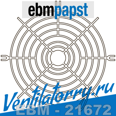 19051-2-2929 - Energy saving fans 2012 (centrifugal), Guard grilles, Аксессуары ebmpapst, эбм папст EBM 19051-2-2929 - Energy saving fans 2012 (centrifugal), Guard grilles, Аксессуары ebmpapst, эбм папст EBM