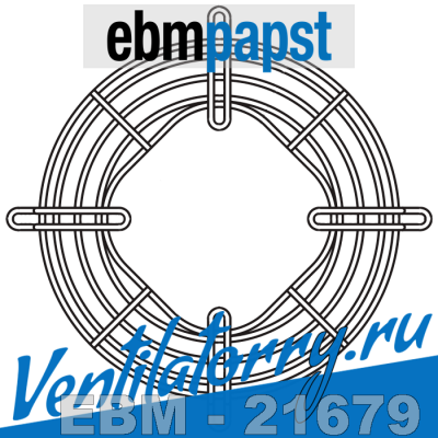 27452.70007 - Energy saving fans 2012 (centrifugal), Guard grilles, Аксессуары ebmpapst, эбм папст EBM 27452.70007 - Energy saving fans 2012 (centrifugal), Guard grilles, Аксессуары ebmpapst, эбм папст EBM