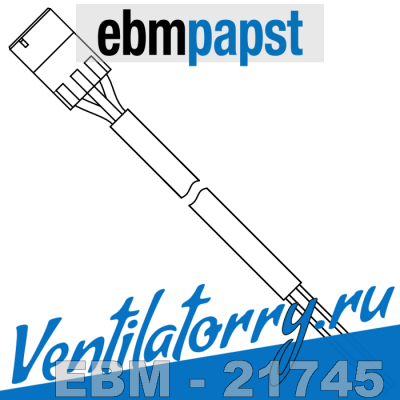 65031-4-1040 - For Climate Technology, Connection leads, Аксессуары ebmpapst, эбм папст EBM