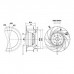 Вентилятор центробежный AC LWBA2E-180-092NS-02 Longwell Вентилятор центробежный AC LWBA2E-180-092NS-02 Longwell