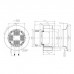 Вентилятор центробежный EC LWBE3G280-137NS-003 Longwell Вентилятор центробежный EC LWBE3G280-137NS-003 Longwell