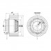 Вентилятор центробежный AC LWFA6D-250-137NS-02 Longwell Вентилятор центробежный AC LWFA6D-250-137NS-02 Longwell
