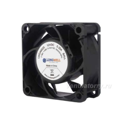 Вентилятор осевой, компактный DC LWAD6025MM-04 Longwell Вентилятор осевой, компактный DC LWAD6025MM-04 Longwell