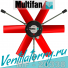 Tube mounting fan