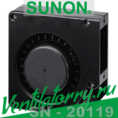 AB2123-HST (GN) - Вентилятор Sunon, AC Axial Fan & Blower, Blower, 120x120x31 mm