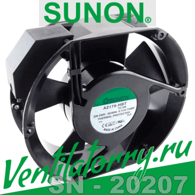 A2175-HBT (TC.R.GN) - Вентилятор Sunon, AC Axial Fan & Blower, Fan, 171x51 mm A2175-HBT (TC.R.GN) - Вентилятор Sunon, AC Axial Fan & Blower, Fan, 171x51 mm