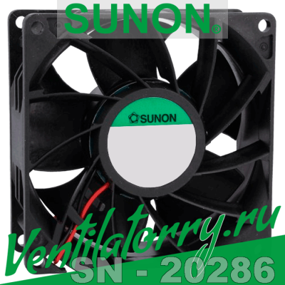 PF92381B1-0000-A99 - Вентилятор Sunon, Application Server, 92x92x38 mm PF92381B1-0000-A99 - Вентилятор Sunon, Application Server, 92x92x38 mm