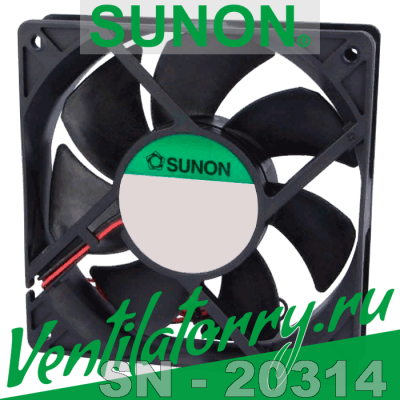 PMD1212PTB2-A (2).GN - Вентилятор Sunon, DC Brushless Fan & Blower, Fan, 120x120x25 mm PMD1212PTB2-A (2).GN - Вентилятор Sunon, DC Brushless Fan & Blower, Fan, 120x120x25 mm