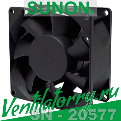 PMD2408PMB2-A (2).GN - Вентилятор Sunon, DC Brushless Fan & Blower, Fan, 80x80x38 mm PMD2408PMB2-A (2).GN - Вентилятор Sunon, DC Brushless Fan & Blower, Fan, 80x80x38 mm