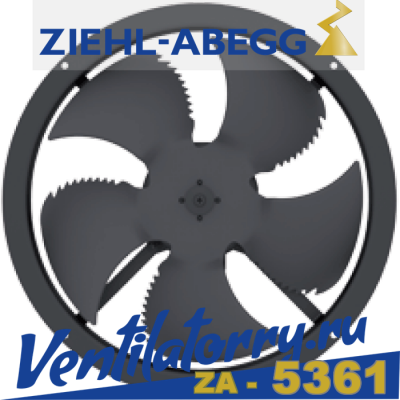 FN023-4QE.UA.V5P3 арт.151824- Вентилятор Ziehl-Abegg, Осевой Axial fans, серия FE2owlet-ECQ ECQ 1~ 230 V FN023