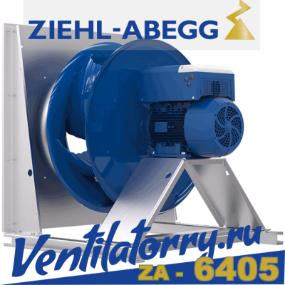 ER80I-6IN.H7.1R арт.116055/0P61- Вентилятор Ziehl-Abegg, Центробежный Centrifugal fans, серия IEC standard motor ZAbluefin PMblue/Amblue ER80I
