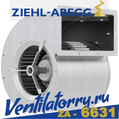 RD35S-4DW.6T.BL арт.209855- Вентилятор Ziehl-Abegg, Центробежный Centrifugal fans, серия S-series RD35S-4D
