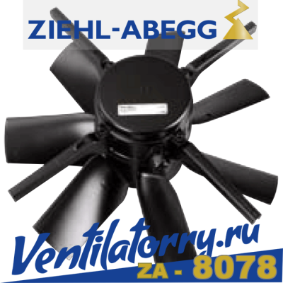 FC063-6DT.4I.A7 арт.141237- Вентилятор Ziehl-Abegg, Осевой Axial fans, серия For livestock house (AGRO) Asynchronous motor FC063