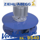 RH40C - Ziehl-Abegg, Centrifugal fans, ETAvent EC, Series RH..C/ER..C/GR..C, Вентиляторы Центробежные, Циль-Абегг