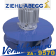 RH56C - Ziehl-Abegg, Centrifugal fans, ETAvent EC, Series RH..C/ER..C/GR..C, Вентиляторы Центробежные, Циль-Абегг