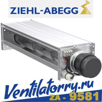 QK08A-2EM.35.CF арт.205156- Вентилятор Ziehl-Abegg, Центробежный Centrifugal fans, серия Для охлаждения силовых трансформаторов Series Q QK08A