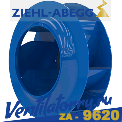 RH56C-6HK.6N.1R арт.112633- Вентилятор Ziehl-Abegg, Центробежный Centrifugal fans, серия FREvent AC Series RH..C/ER..C/GR..C RH56C