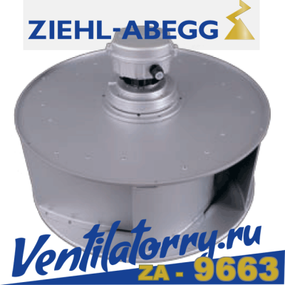 GR35M-4HK.4C.1R арт.113186/O01- Вентилятор Ziehl-Abegg, Центробежный Centrifugal fans, серия FREvent AC Series RH..M/GR..M RH35M