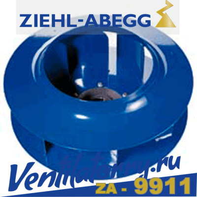 RH25C/SM12-1 арт.112262VAR- Вентилятор Ziehl-Abegg, Центробежный Centrifugal fans, серия High-performance fans without scroll Working wheel RH25C